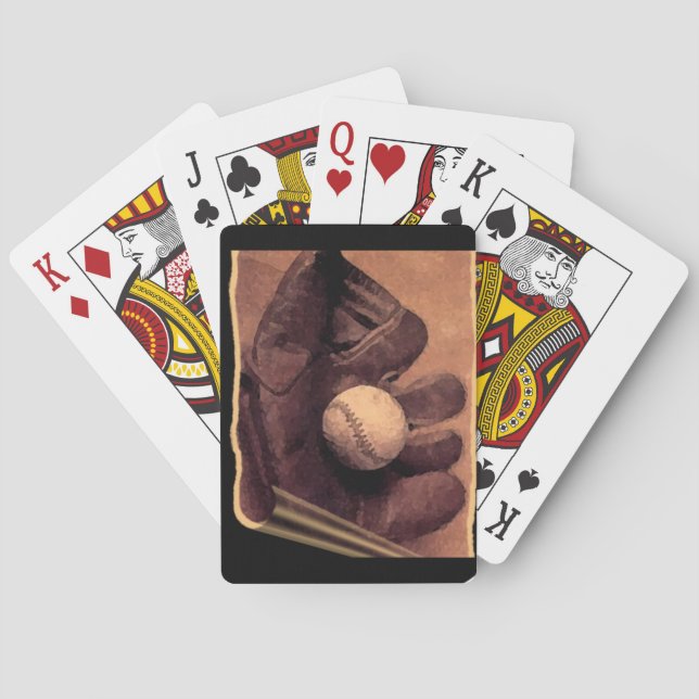 BASEBALL PLAYING CARDS (Back)