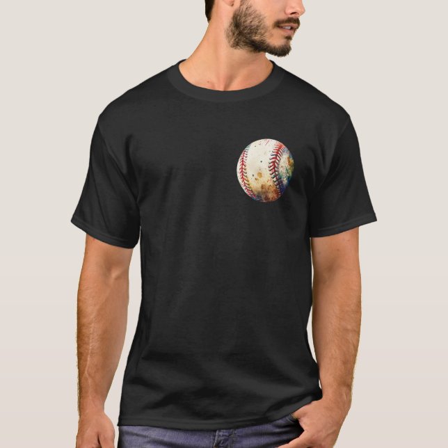 Baseball Pocket Mom Baseball  Women Baseball Game  T-Shirt (Front)