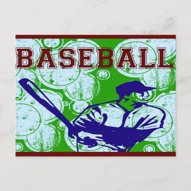 BASEBALL POSTCARD (Front)