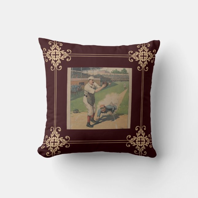 Baseball Poster Cushion (Front)