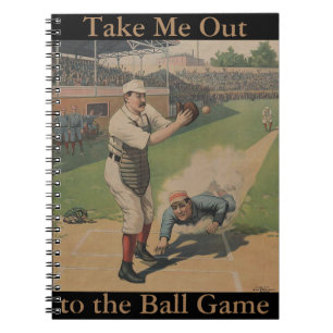 Baseball Poster Notebook