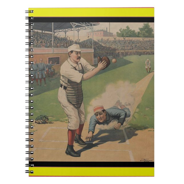 Baseball Poster Notebook (Front)