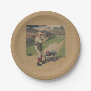 Baseball Poster Paper Plate