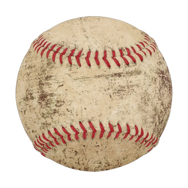 Baseball print with grange old white background (Back)