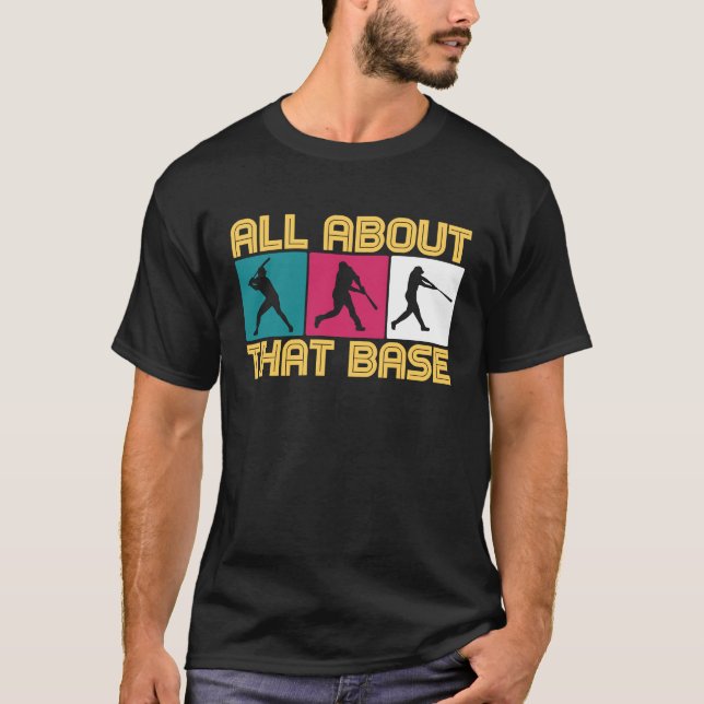 Baseball quote for baseball players T-Shirt (Front)