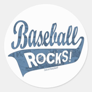 Baseball Rocks! Sticker