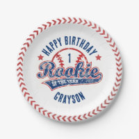 Baseball Rookie of the Year 1st Birthday Party