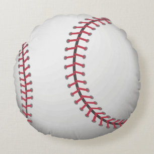 Baseball Round Cushion