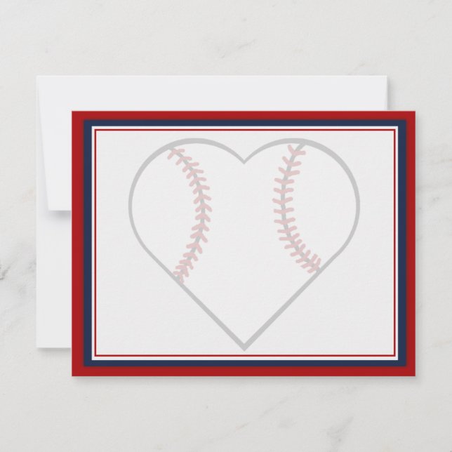 Baseball Save the Date Cards (Front)