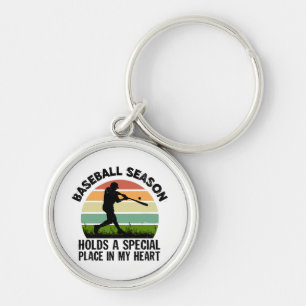 baseball season holds a special pçace in my heart key ring