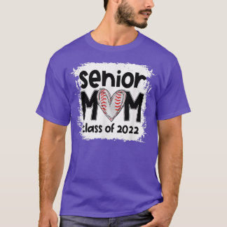 Baseball Senior Mum Class Of 2022 Baseball Mum Gra T-Shirt