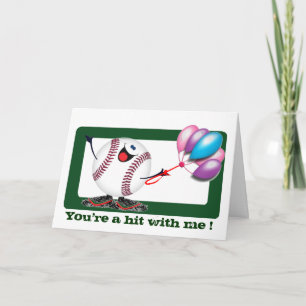 Baseball sentiments card