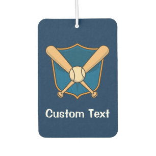Baseball Shield Car Air Freshener