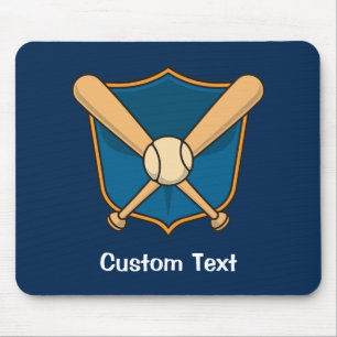 Baseball Shield Mouse Mat