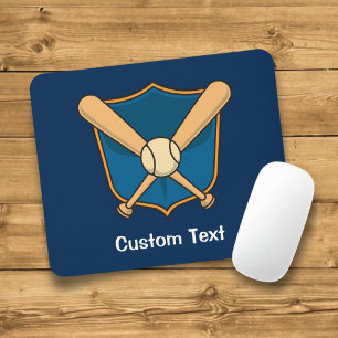 Baseball Shield Mouse Mat