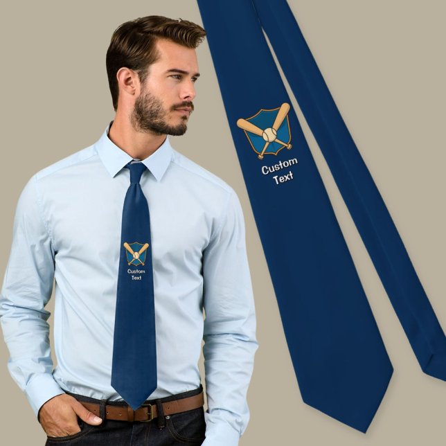 Baseball Shield Tie (Creator Uploaded)