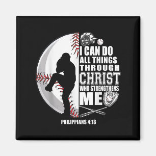 Baseball-shirt Kids Girls Christian Jesus Boys Fun Magnet