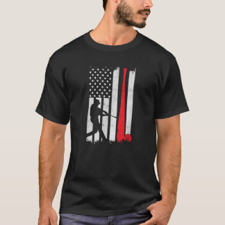 Baseball Shirts - Baseball Flag T-shirts