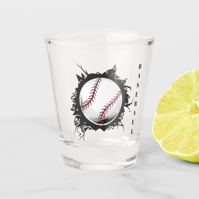 Baseball Shot Glass  (Front)