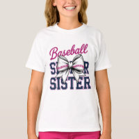 Baseball Sister Coquette Bow Biggest Fan Girls