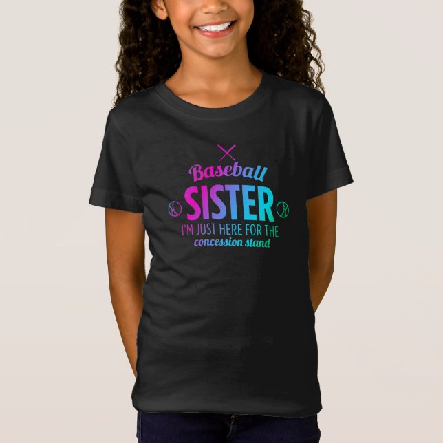 Baseball Sister Shirt - Concession Stand (Front)