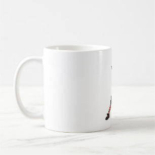 baseball skeleton design for baseball players coffee mug