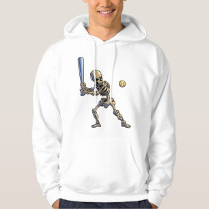 Baseball Skeleton Halloween Hoodie