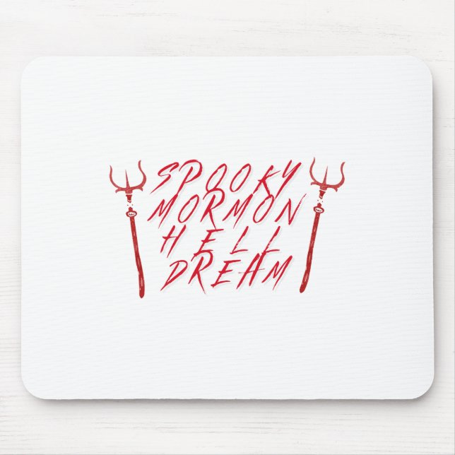 Baseball Skeleton Halloween Men Boys Baseball Hall Mouse Mat (Front)