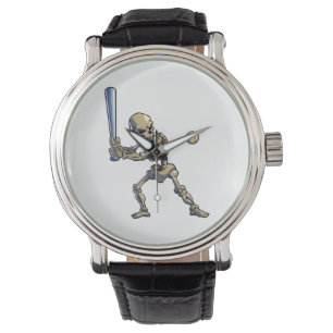 Baseball Skeleton Halloween Watch