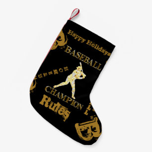 Baseball  small christmas stocking