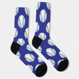 Baseball Socks in Team Colours Blue