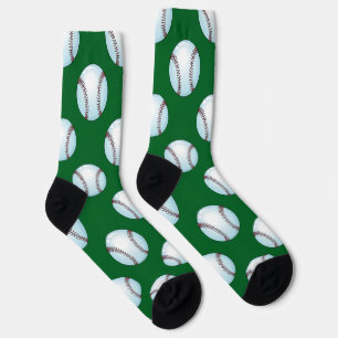 Baseball Socks in Team Colours Green
