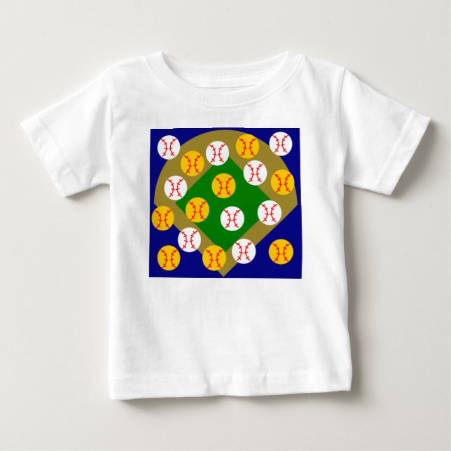 Baseball/Softball  Baby T-Shirt (Front)