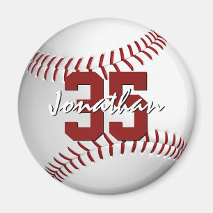 baseball softball boys girls personalized magnet