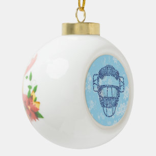Baseball Softball Catcher's Mask Ornament