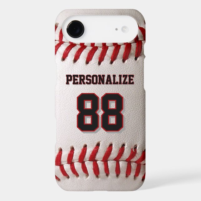 Baseball Softball Custom Name and Number (Back)