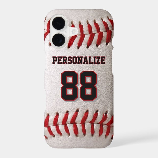 Baseball Softball Custom Name and Number (Back)