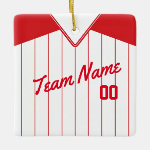 Baseball Softball Jersey Personalised Ornament