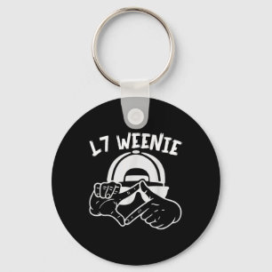Baseball Softball Season L7 Weenie Funny Boys Kids Key Ring