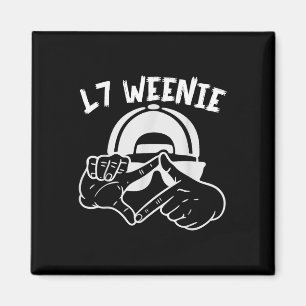 Baseball Softball Season L7 Weenie Funny Boys Kids Magnet