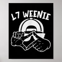 Baseball Softball Season L7 Weenie Funny Boys Kids