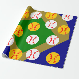 Baseball/Softball Wrapping Paper