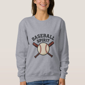 Baseball Spirit – Classic Sports Logo Design Sweatshirt