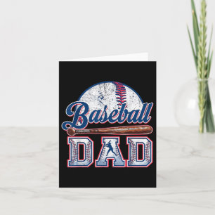 Baseball Sport Lovers For Fathers Day Card