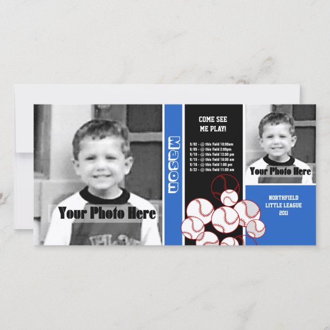 Baseball Sport Schedule (Front)