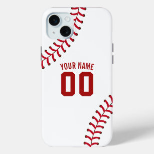Baseball Sport Team Jersey Custom Name iPhone 15 Mini Case