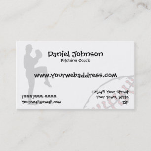 Baseball Sports Business Card