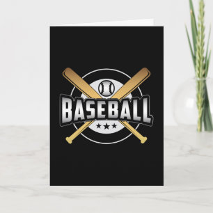 Baseball Sports Catcher Bat Pitcher Funny Gift Card