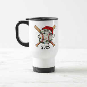 Baseball Sports Christmas 2025 Mug Custom Name