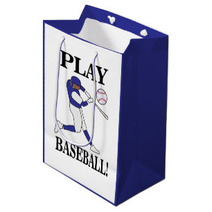 Baseball Sports Coach Player Birthday Medium Gift Bag